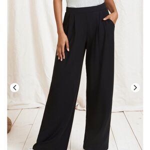 Garnet Hill Wide Leg Olive Green Pants. Never worn.